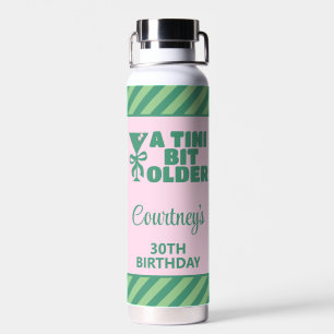 Trendy Roze & Groen Een Tini Beetje Ouder 30e Verj Waterfles
