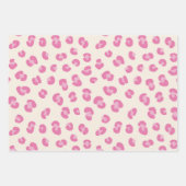 Trendy roze luipaard patroon cadeau inpakpapier vel (Voorkant 2)