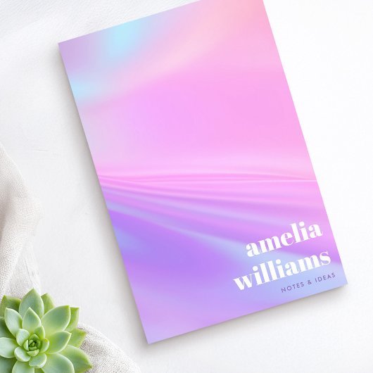 Trendy roze paarse pastelkleurige gradiënt post-it® notes