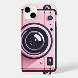 Trendy Roze Snapshot Shoot Camera Fotografie  Case-Mate iPhone 14 Plus Hoesje
