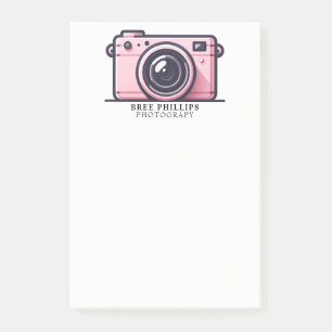 Trendy Roze Snapshot Shoot Camera Fotografie  Post-it® Notes