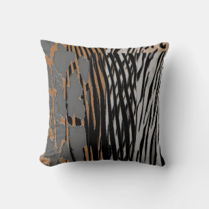 Trendy Rustic Animal Gedrukte Zebra Stripe Pillow Kussen