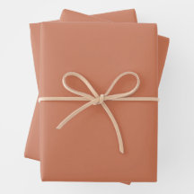 Trendy Rustieke Koper - Set met Inpakpapiervellen