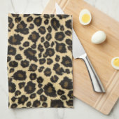 Trendy Safari Leopard Print Theedoek (Quarter Fold)