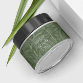 Trendy Sage Green Skincare Jar Waterdicht Label Waterfles Etiket