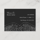 trendy Salon Visitekaartje (Achterkant)