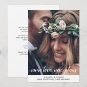 Trendy Same Love Nieuwe Plannen Datum Wijziging Fo Aankondiging (Voorkant / Achterkant)