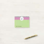 Trendy schattige paas cartoon grappig konijn post-it® notes (Op bureau)