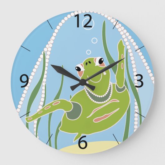 Trendy Schildpad Grote Klok (Voorkant)