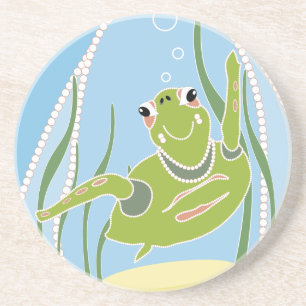 Trendy Schildpad Zandsteen Onderzetter