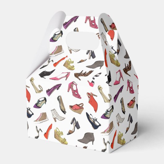 Trendy schoenen feest bedankdoosjes (Voorkant Zijde)