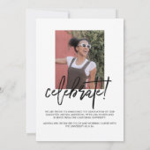 Trendy Script 2 Aankondiging van het Afstuderen va (Achterkant)