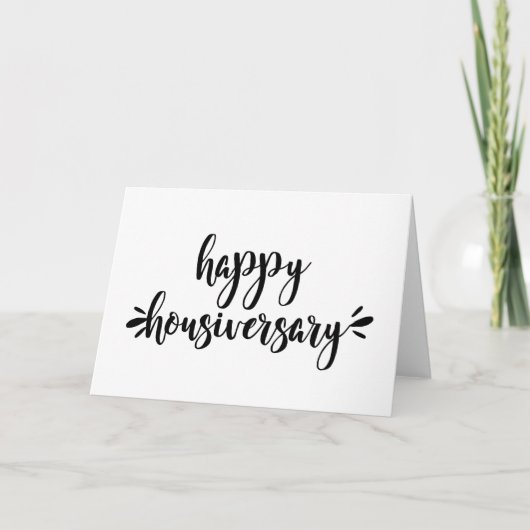 Trendy Script Huis Jubileum Bedankt (Voorkant)