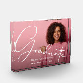 Trendy Script Modern Afstuderen Fotoblokken (Links)