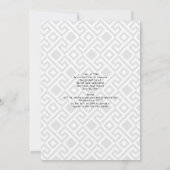 Trendy Script Overlay 4 Foto Collage Afstudeerfees Aankondiging (Achterkant)