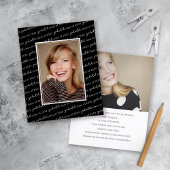 Trendy Script Photo Afstuderen