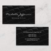 Trendy Script Professional Pattern Visitekaartje (Voorkant / Achterkant)