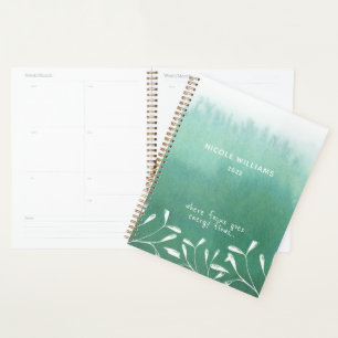 Trendy Seafoam Vert Ombre Aquarelle
