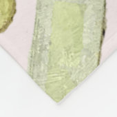 Trendy Shabby Chic Peonies and Macarons Set Fleece Deken (Hoek)