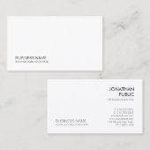 Trendy Simple Modern Elegant Corporate Sjabloon Visitekaartje (Voorkant / Achterkant)