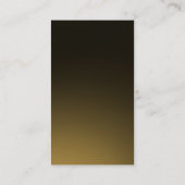 Trendy Simple Plain Gold Visitekaartje (Achterkant)