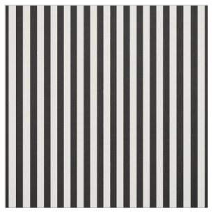 Trendy Simple Stripes Pattern Zwart-wit Stof