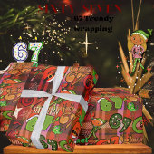 Trendy Sixty Seven Wrapping Paper I red plaid Cadeaupapier