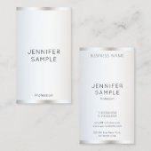 Trendy Sjabloon Vertical Professional Modern Visitekaartje (Voorkant / Achterkant)