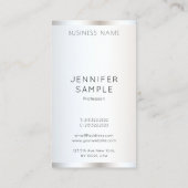 Trendy Sjabloon Vertical Professional Modern Visitekaartje (Achterkant)