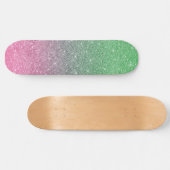 trendy skateboard met glitter glitter (Horizontaal)