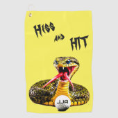 Trendy Slang Fun Golfhanddoek (Voorkant)