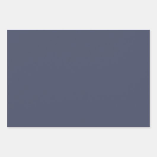 Trendy Slate Blue Gray - Wrapping Paper Sheets Set (Voorkant 3)