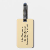 Trendy Snake Skin Bagagelabel (Achterkant verticaal)