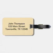 Trendy Snake Skin Bagagelabel (Achterkant horizontaal)