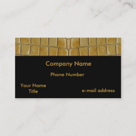 Trendy Snake skin Visitekaartje