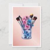 Trendy Social Media Style QR-code Kaart (Achterkant)