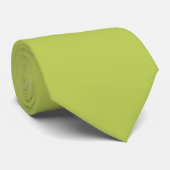 Trendy Soft Chartreuse Neck Tie Stropdas (Opgerold)