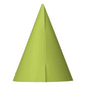 Trendy Soft Chartreuse Party Hat Feesthoedjes (Achterkant)