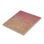 Trendy Sparkle Glitter Pattern Tegeltje (Zijkant)