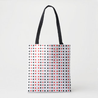 Trendy speelkaarten Patroon Print Schouder Tas