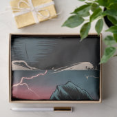 Trendy Spooky Halloween witch and Cauldron Tissuepapier (Geschenk)