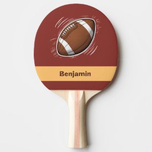 Trendy Sport Boy Amerikaans Football gepersonalise Tafeltennisbatje