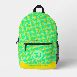 Trendy sportieve naam rugzak voor kinderen