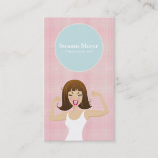 TRENDY SPORTY CUTE GIRLS VISITEKAARTJE