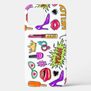 "Trendy stickers iPhone 12 Hoesje