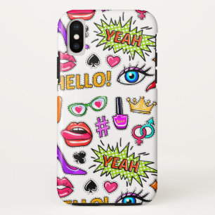 "Trendy stickers Hoesje-Mate iPhone Case