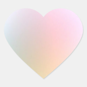 Trendy Stijl Modern Kleurrijke Lege Sjabloon Hart Sticker