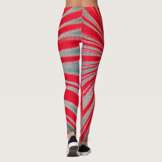 Trendy Stijlvol Astral Canvas Design Leggings (Achterkant)