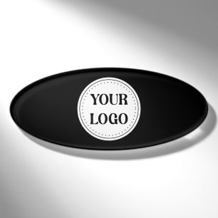 Trendy stijlvol & elegant merk naambadge