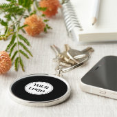 Trendy stijlvol & elegant merk sleutelhanger (Zijkant)